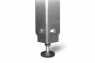 Стол производственный СПРн - 600*800*860 "Norma Zn", сбор отходов (полка-обвязка, ножка угловая)