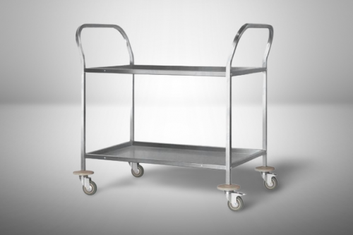 Тележка для сервировки ТДСп - 800*500*860 Profi Inox, 2 уровня
