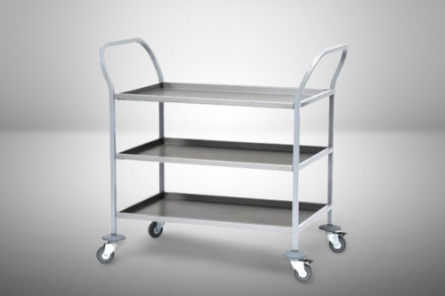 Тележка для сервировки ТДСп - 900*600*860 Profi Inox, 3 уровня