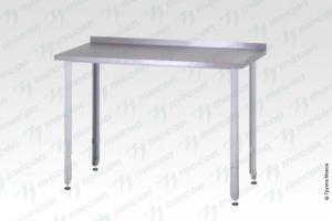 Стол производственный СПРп - 600*800*860 Profi Inox, борт полка-обвязка